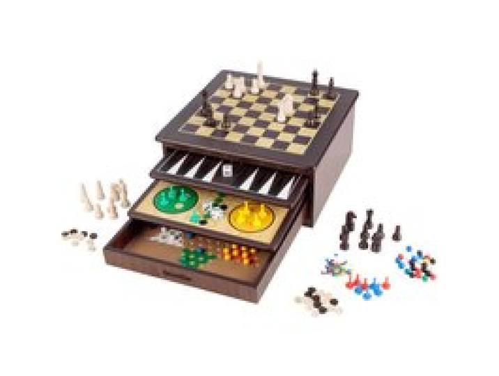 PLAYTIVE Coffret de 10 jeux en bois