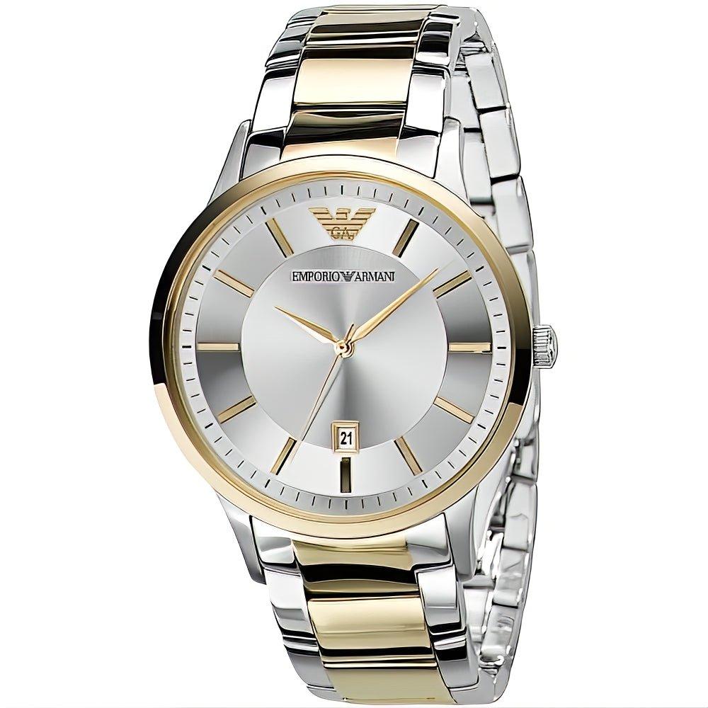 Emporio Armani AR2449 Herren Zweifarbiges Sportuhr