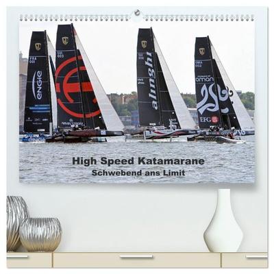 High Speed Katamarane - Schwebend ans Limit (hochwertiger Premium Wandkalender 2027 DIN A2 quer), Kunstdruck in Hochglanz