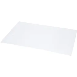 Badevorleger Diagonalstreifen breit, weiß, 50 x 75 cm - LTITEX