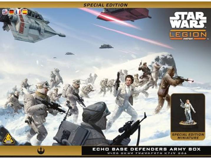Asmodee, Star Wars: Legion – Echo Base Defenders Army Box, Tabletop-Erw. Taktisches Miniaturspiel im Star Wars‑Universum für 2 Spieler, 120-180 Minuten, Strategiespiel ab 14 Jahren, Mehrsprachig
