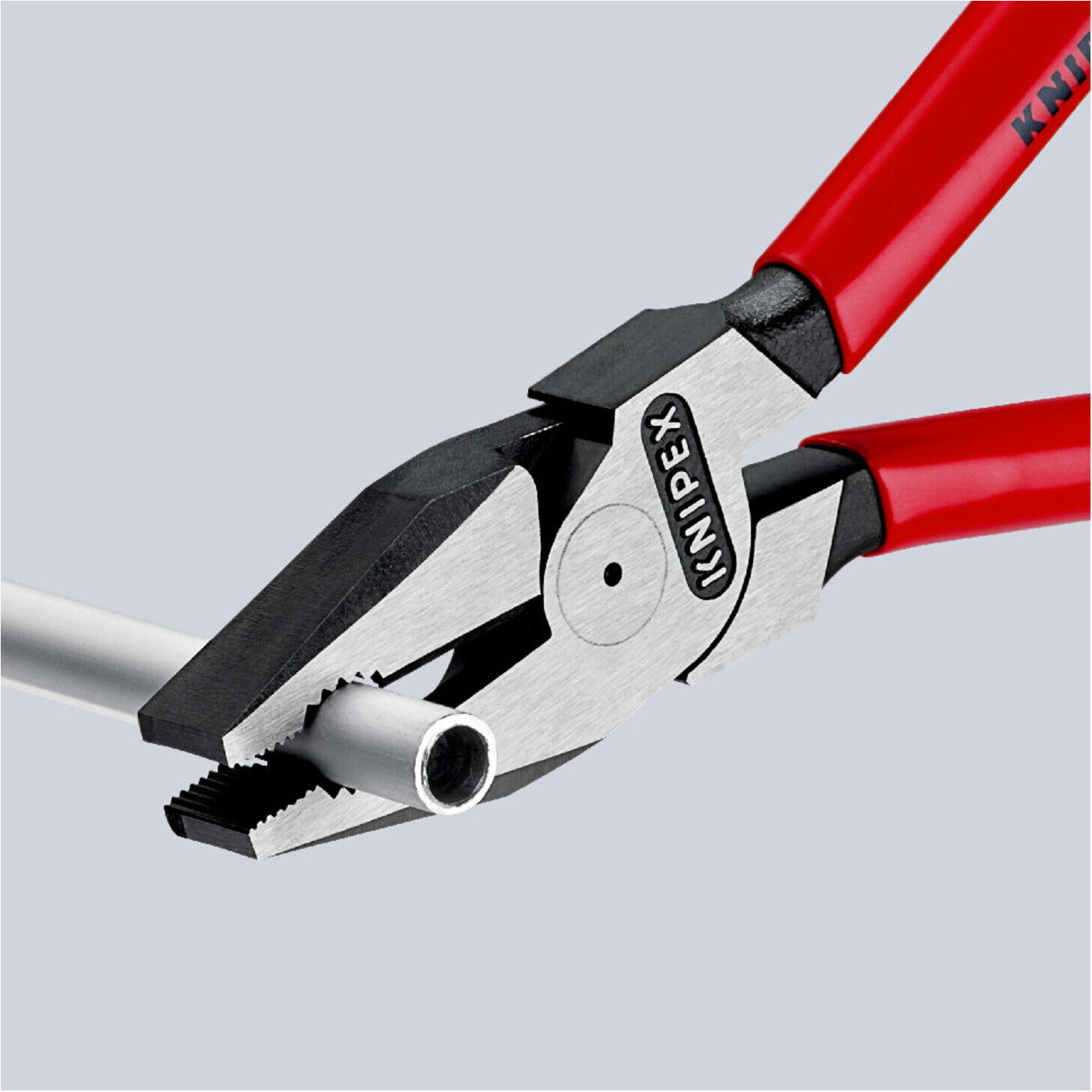 KNIPEX 02 05 225 Kraft-Kombizange mit Comfort-Griffen verchromt 225 mm)