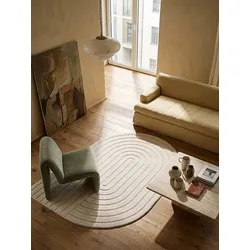 Teppich Pflegeleicht Creme 200x290 cm - CETINA   Kadima Design