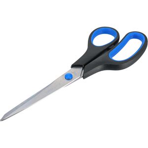 TipTop-Office Büroschere mit Softgrip, aus rostfreiem Edelstahl, Universalschere, schwarz, 21 cm