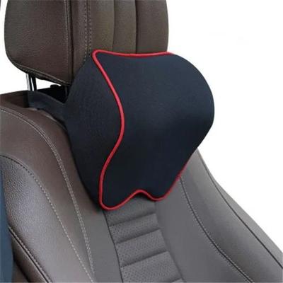 Uplift Picks Memory Foam Car Neck Headrest Pillow Ergonomic Car Seat Neck Support Cushion black & Red