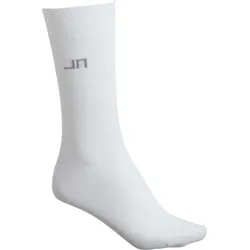 James & Nicholson Unisex Coolmax Business Socken JN207 white 39-41