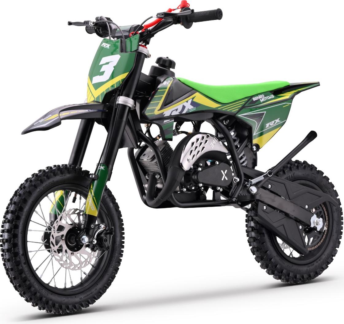 Elektrisches Kinder-Motocross Beneo Motors Cross TRX Grün - 60 cm³