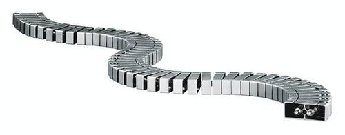 Bachmann Kabelbrücke 930.021 Kunststoff Silber 1000mm Inhalt: 1St.