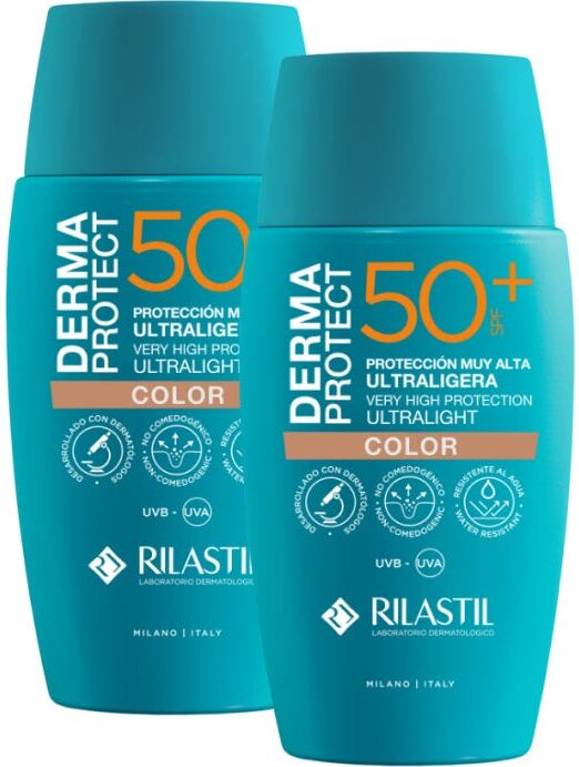 Rilastil Dermaprotect SPF50+ con Color 2x50 ml