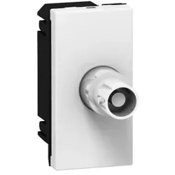 Legrand 078758 Mosaic BNC Anschlussdose 1-modulig 75-Ohm Farbe: Ultraweiß