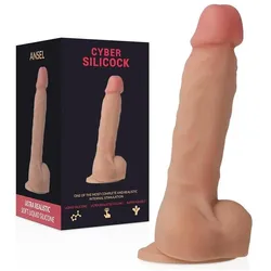 Cyber Silicock, Dildo, Ansel Realistico Silicona Liquida 15.5cm