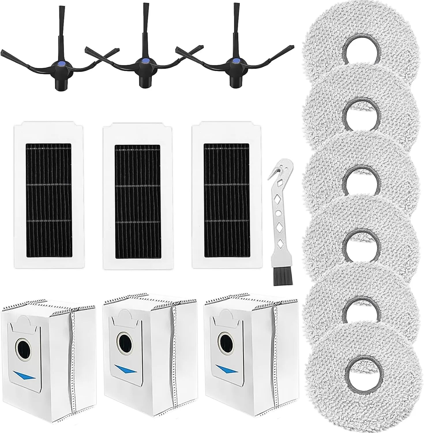 INF Kit d'accessoires pour Ecovacs Deebot X5 Omni, X5 Pro