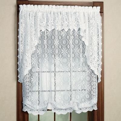 H.c. International, Inc. Hopewell Balloon Shade 58 x 63, 58 x 63, White