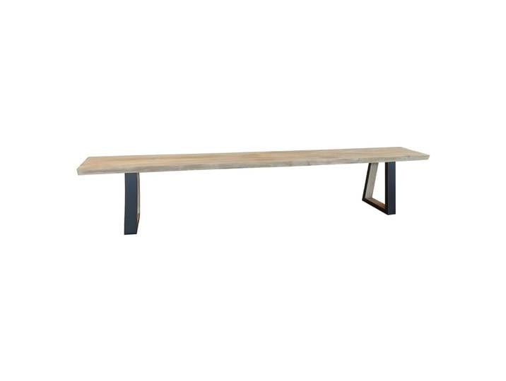 Lot de 2 bancs en bois d'acacia 230cm