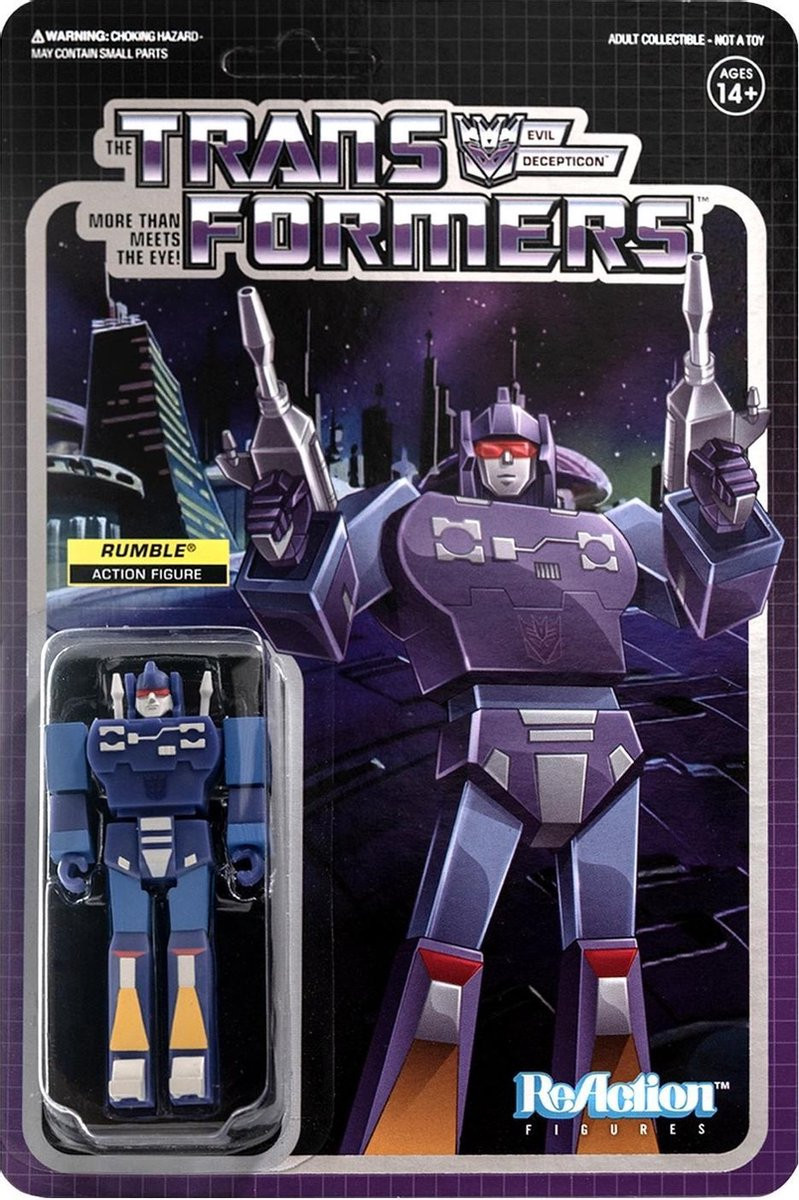 Super7 Transformers Rumble ReAction 3.75 inch Actionfiguur