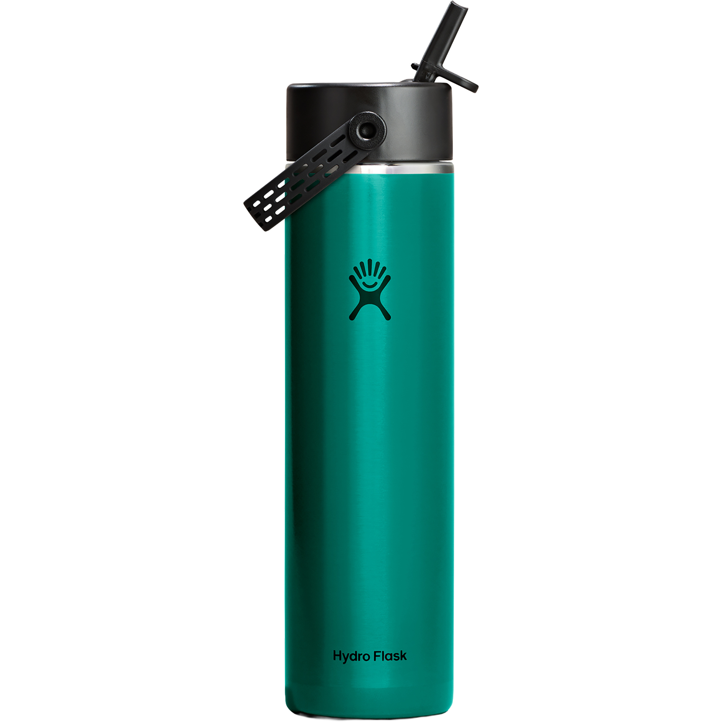 Hydro Flask 24oz Lightweight Wide Flex Straw Isolierflasche Isolierflaschen tuerkis Größe 0.71L Camping