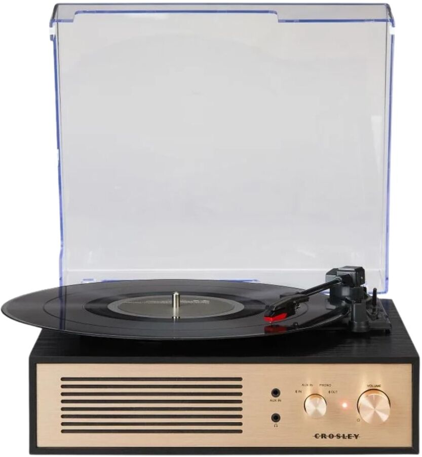 Crosley Platine vinyle avec bluetooth noir Noir 14x29x32cm