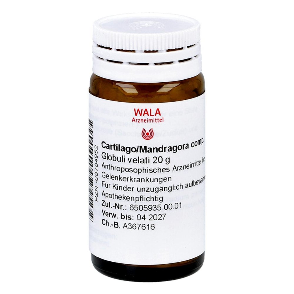 WALA Heilmittel GmbH Cartilago/mandragora compositus Globuli 08784952