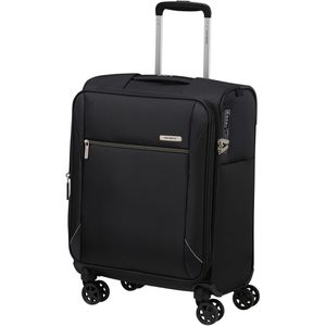 Samsonite Koffer Base Breeze Spinner exp. schwarz, Weichschale, 4 Rollen, 39 Liter, 40 x 55 x 23cm