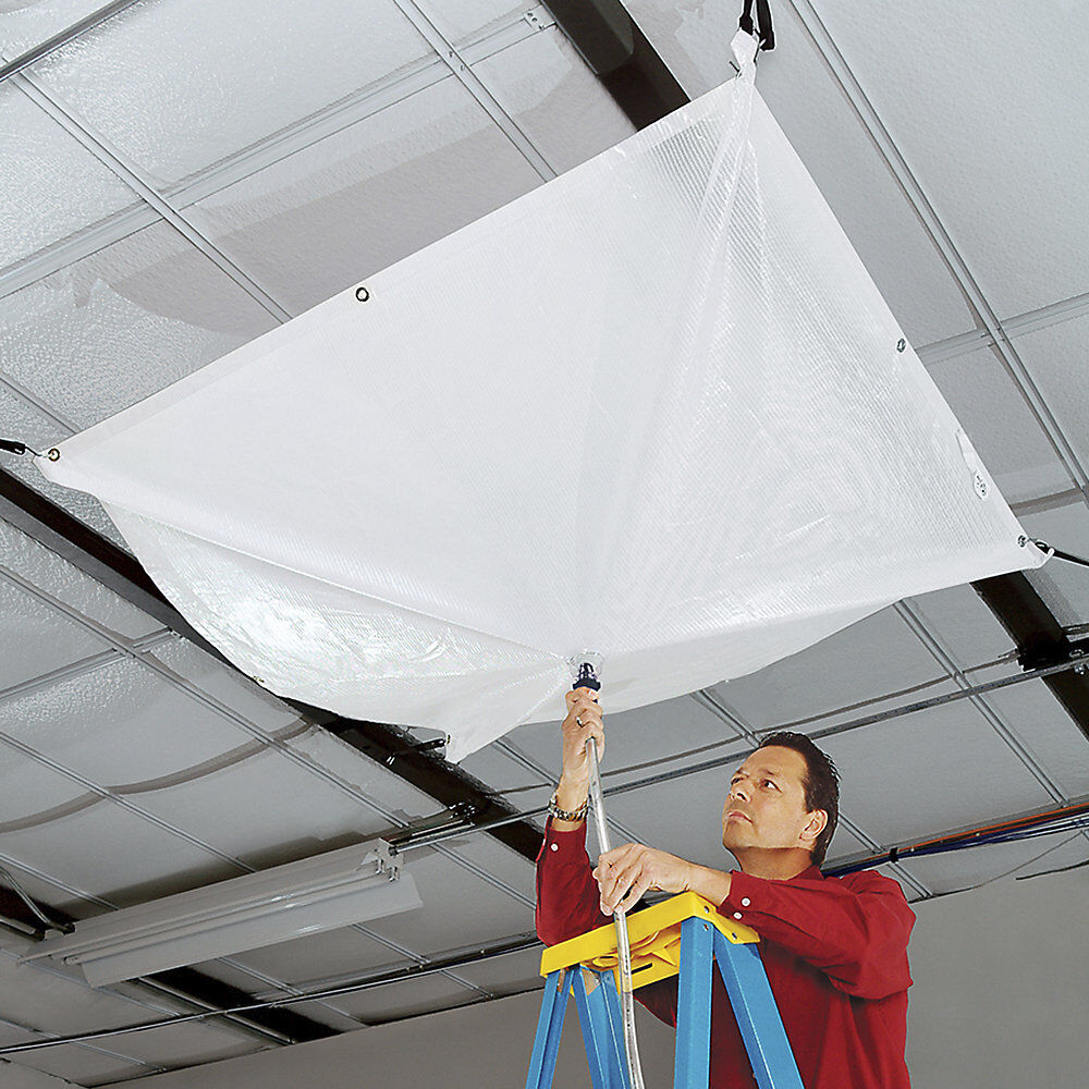 Leckagen-Umleiter für Dächer, BxH 1520 x 1520 mm, transparent PIG