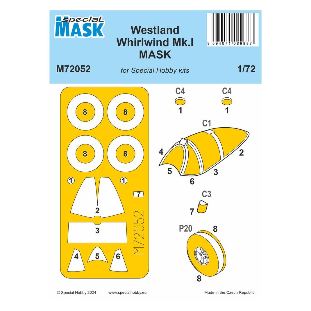Special Hobby Westland Whirlwind Mk.I MASK (100-M72052)