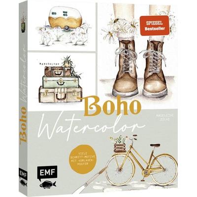 Boho Watercolor, Gebundene Ausgabe von Madeleine Zülke, Edition Michael Fischer / EMF Verlag, 978-3-7459-1608-9