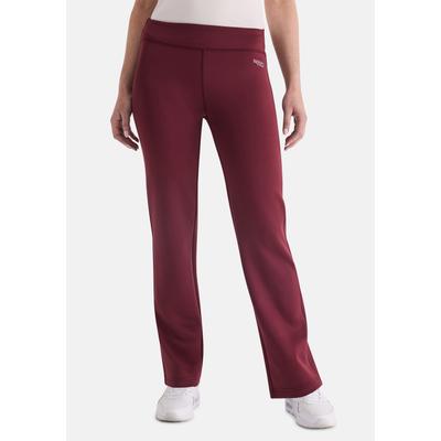 Jazzpants STOOKER WOMEN "Poly-Stretch Jazzpants", Damen, Gr. 48/50, schwarz bordeaux, Sweatware, 95% Polyester, 5% Elasthan, gerade lang, Hosen, Jazzpants Regular Fit Sport Funktionsmaterial für Damen