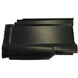 MRT Typ Ton 265 schwarzgrau  VPE 20 Metalldachplatte inkl. Schaumkeil