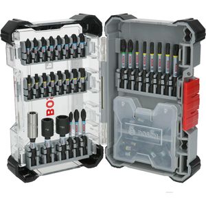 Bosch Bitset PRO Impact, 2608521U89, 50-teilig, Schlitz, Kreuzschlitz, Torx, Steckschlüssel