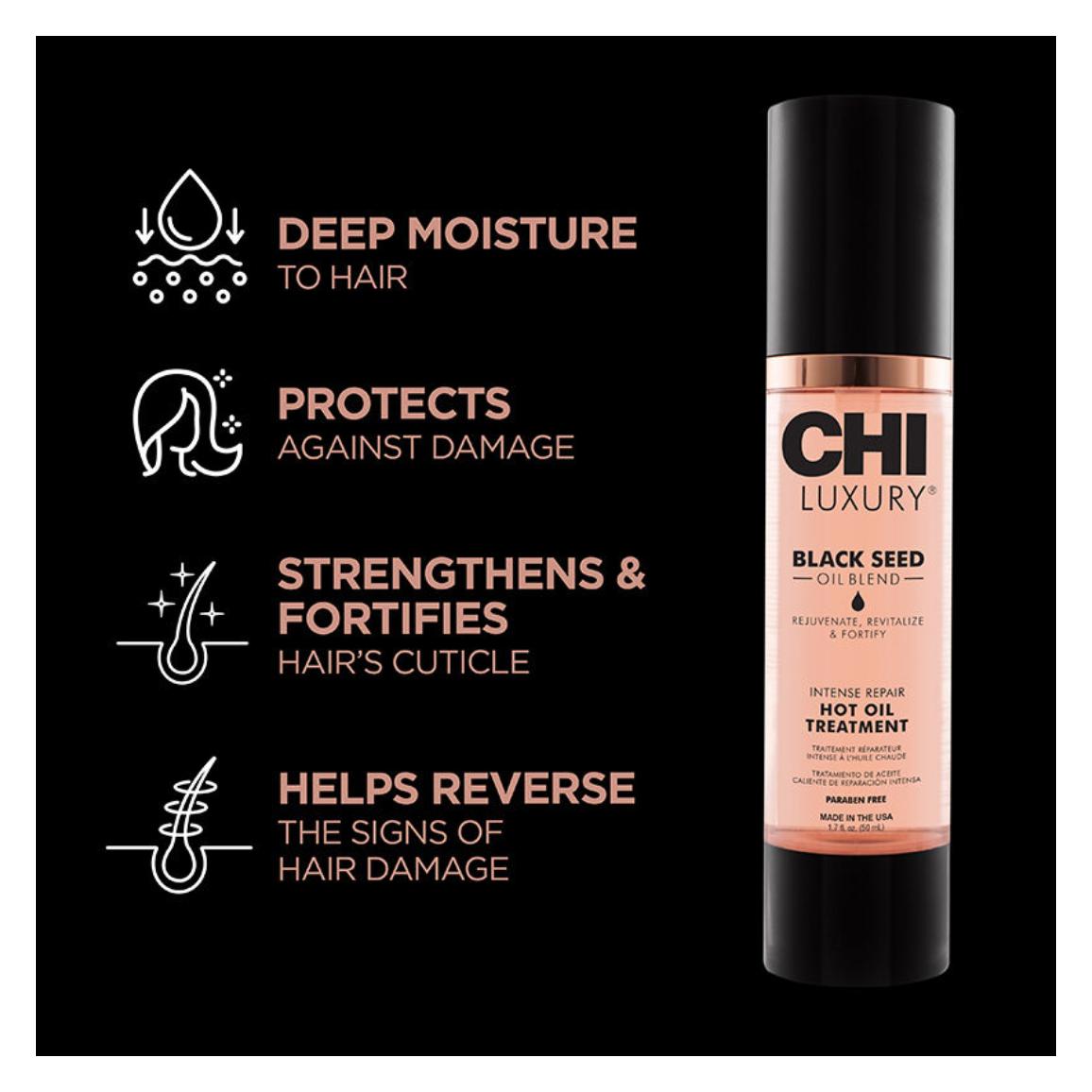 Farouk Systems CHI LUX. BLACK SEED OIL Int. Rep. Hot Oil Treatment 50ml (0000117866)