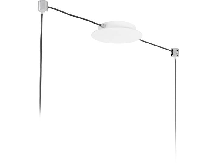 Giberti Luce Baldachin Rosone Metall weiss/chrom 2flg.