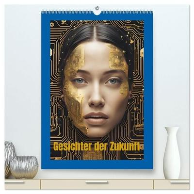 Gesichter der Zukunft (hochwertiger Premium Wandkalender 2027 DIN A2 hoch), Kunstdruck in Hochglanz