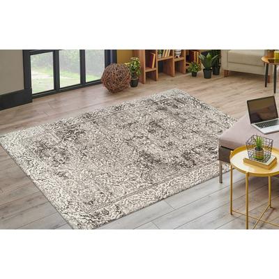 Teppich KAYOOM "Davio 200", grau, B:120cm H:13mm L:170cm, Polyester, Teppiche, Teppich