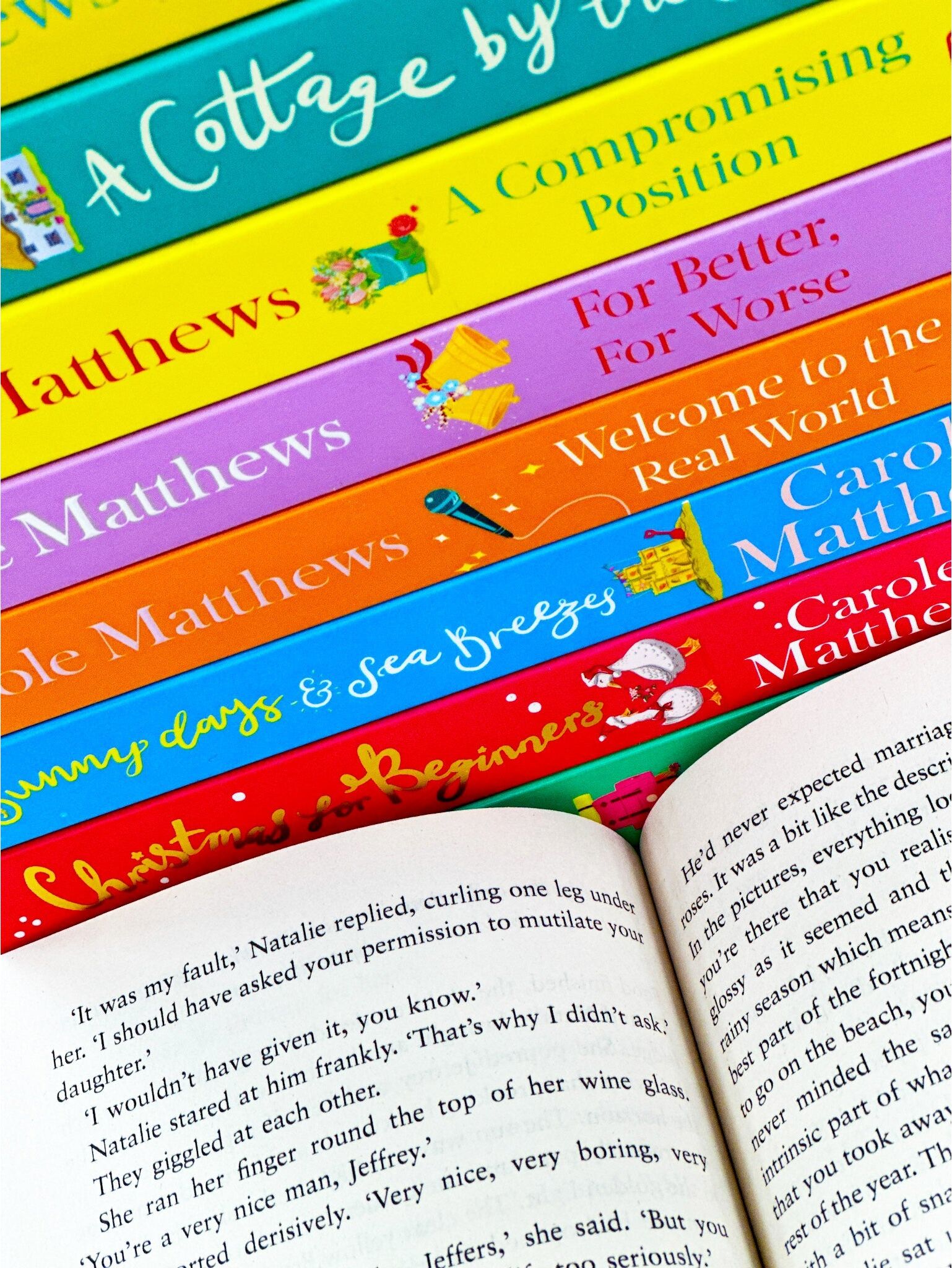 Sphere Carole Matthews Humourous Comedy Fiction 10 Books Collection Set