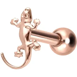 Titan Ohrpiercing mit Innengewinde GECKO