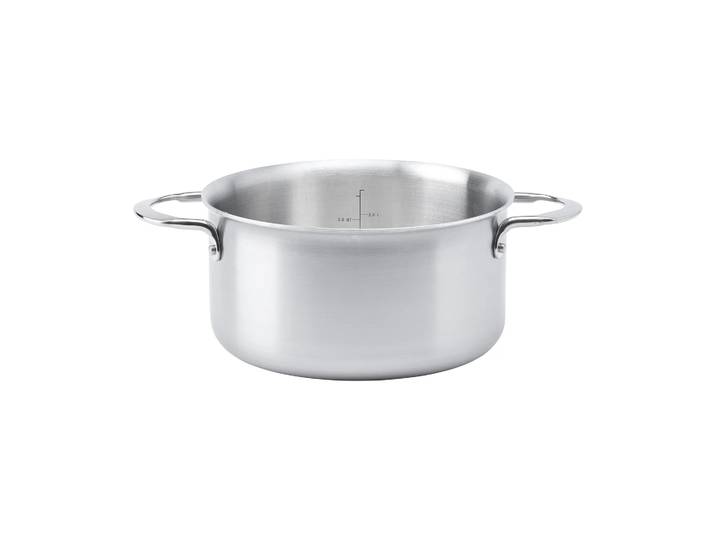 De Buyer Casserole sans couvercle Alchimy en acier inoxydable Ø20 cm