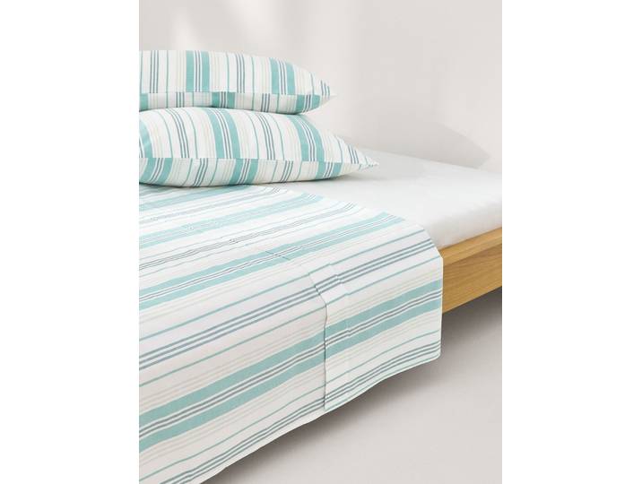 Drap plat en percale de coton Hildy