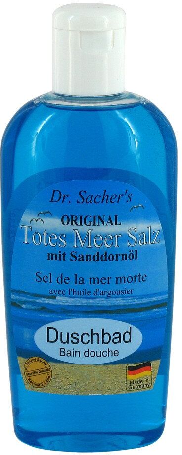 Totes Meer Salz Duschbad mit Sanddornöl