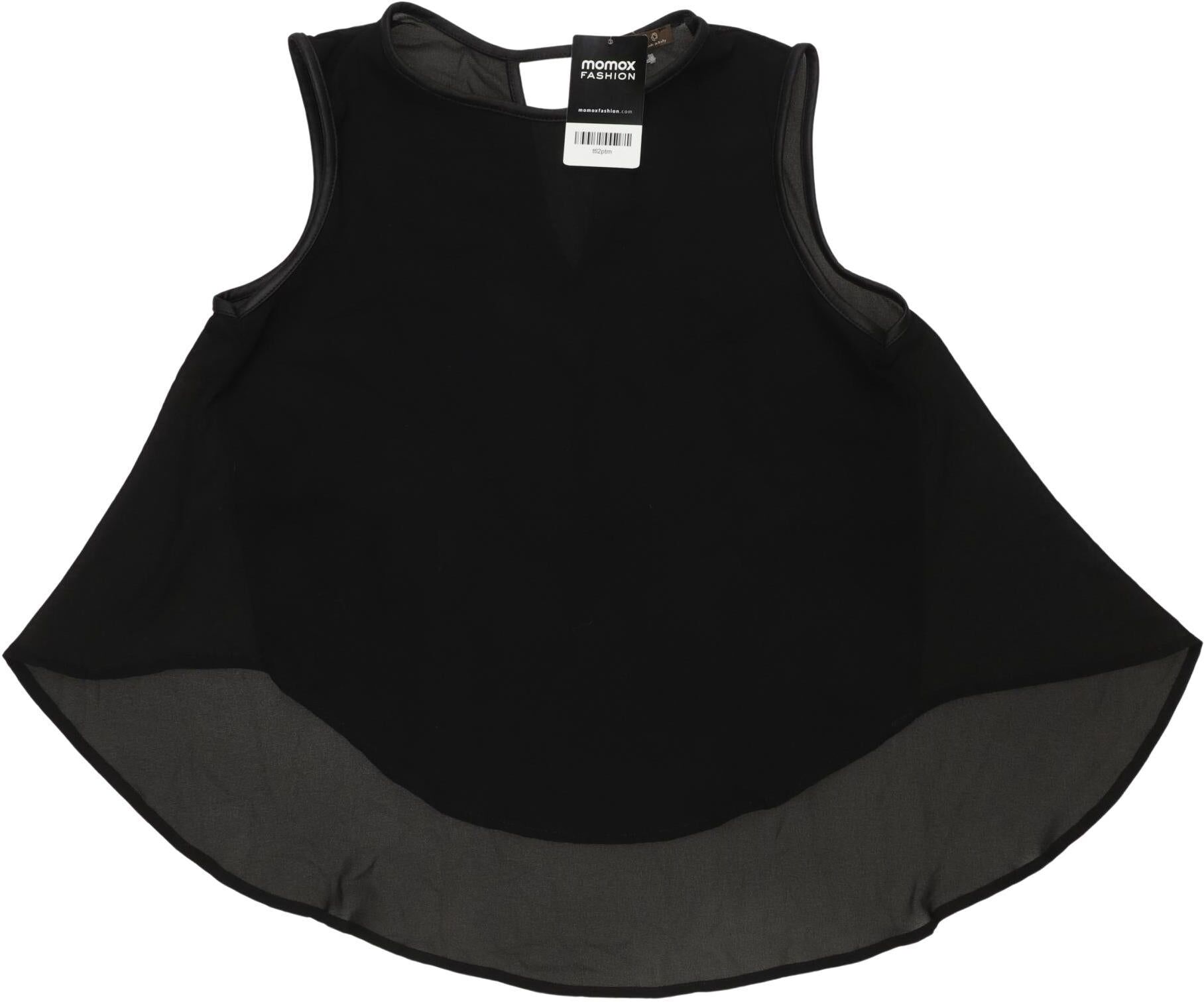 Please Damen Top, Schwarz, Gr. M, Synthetik - Second Hand