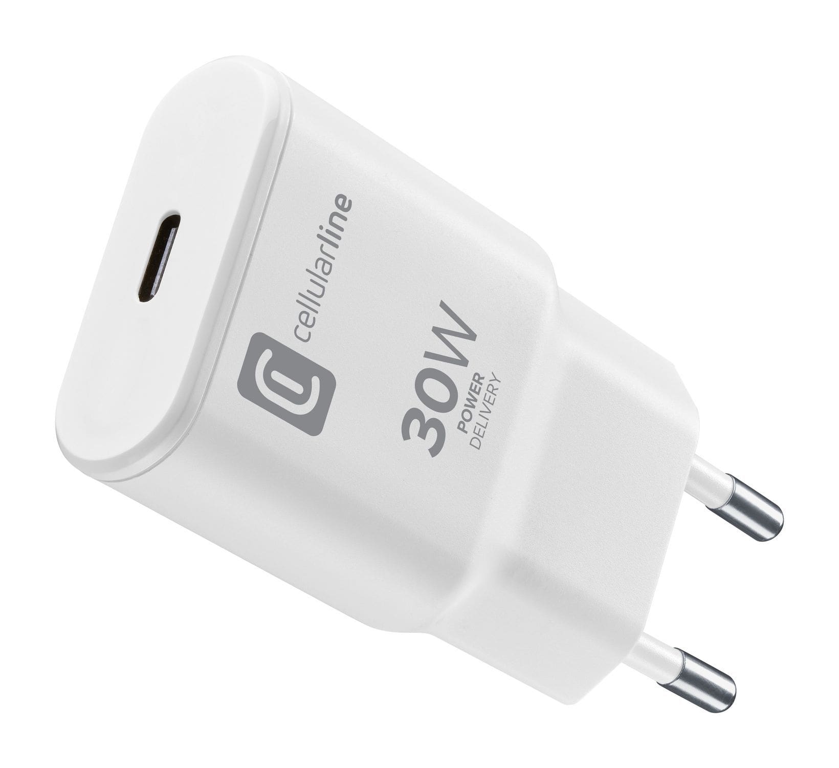 Cellular Line USB-C Ladegerät mit GaN-Technologie - GAN SLIM 30W ACHUSBCGANSL30WW
