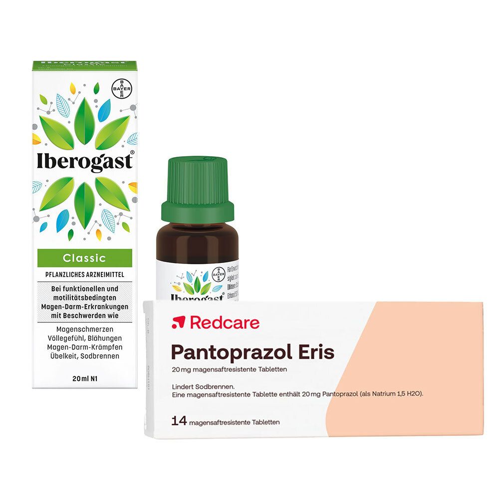 Iberogast Classic + Redcare Pantoprazol Eris 1 St Set