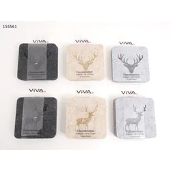 Untersetzer-Set DEER eckig (BH 10x10 cm) - BH 10x10 cm