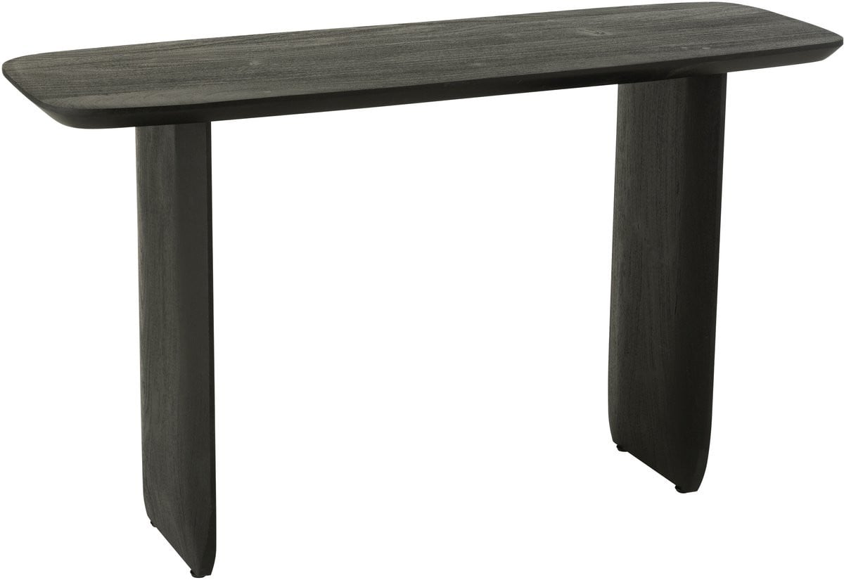 J-Line consoletafel van zwart acaciahout voor in de hal