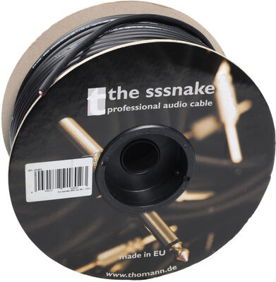 the sssnake SMK 222 BK / 100m Schwarz