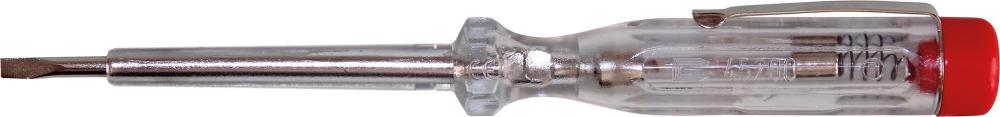 H+H Spannungsprüfer für 120–250 Volt, mit Kunststoff-Griff und Metallclip