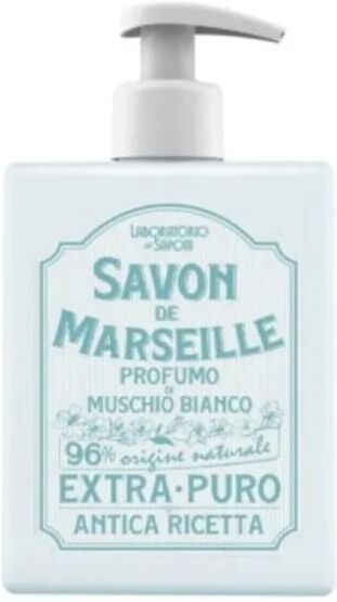 Laboratorio dei Saponi 500 ml Sapone di Marsiglia Profumo Muschio Bianco