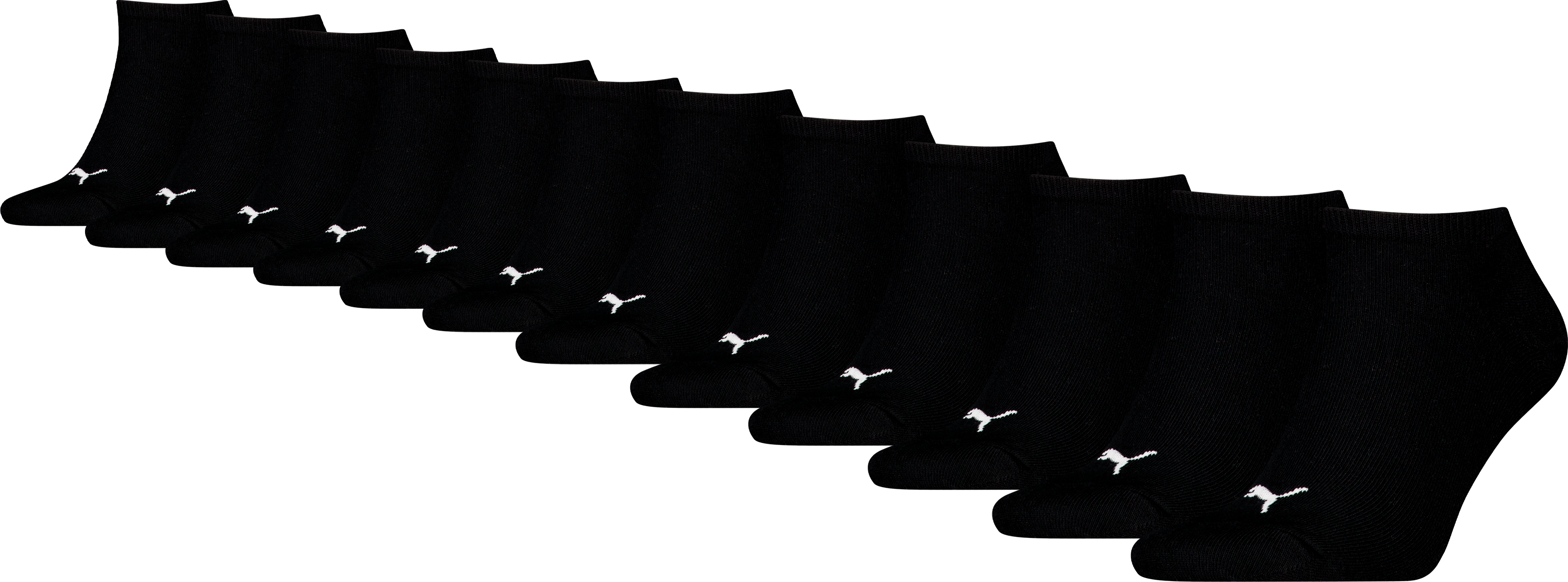 Sneakersocken PUMA "PUMA UNISEX SNEAKER PLAIN 9P ECOM", Herren, Gr. 47-49, schwarz, Materialmix, unifarben, Socken Sneakersocken, mit unterstützenden Fussgewölbetechnik schwarz 47-49
