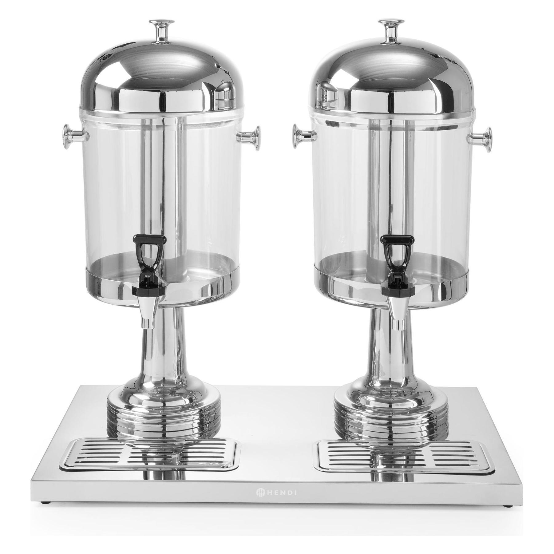 Hendi Saftspender 2x8 l PC Edelstahl (425411)