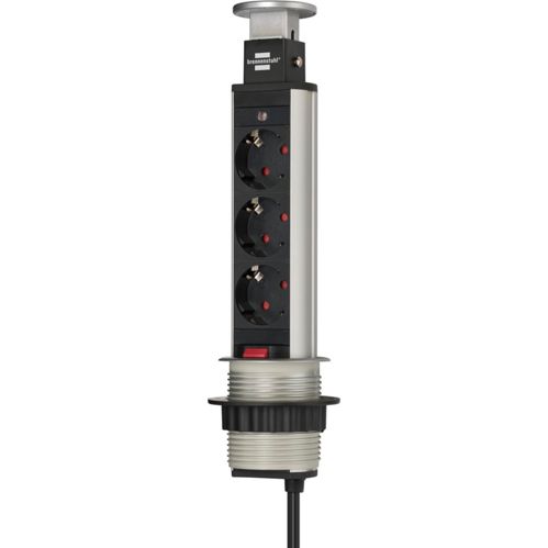 Brennenstuhl ALU Tischsteckdosenleiste 3-fach