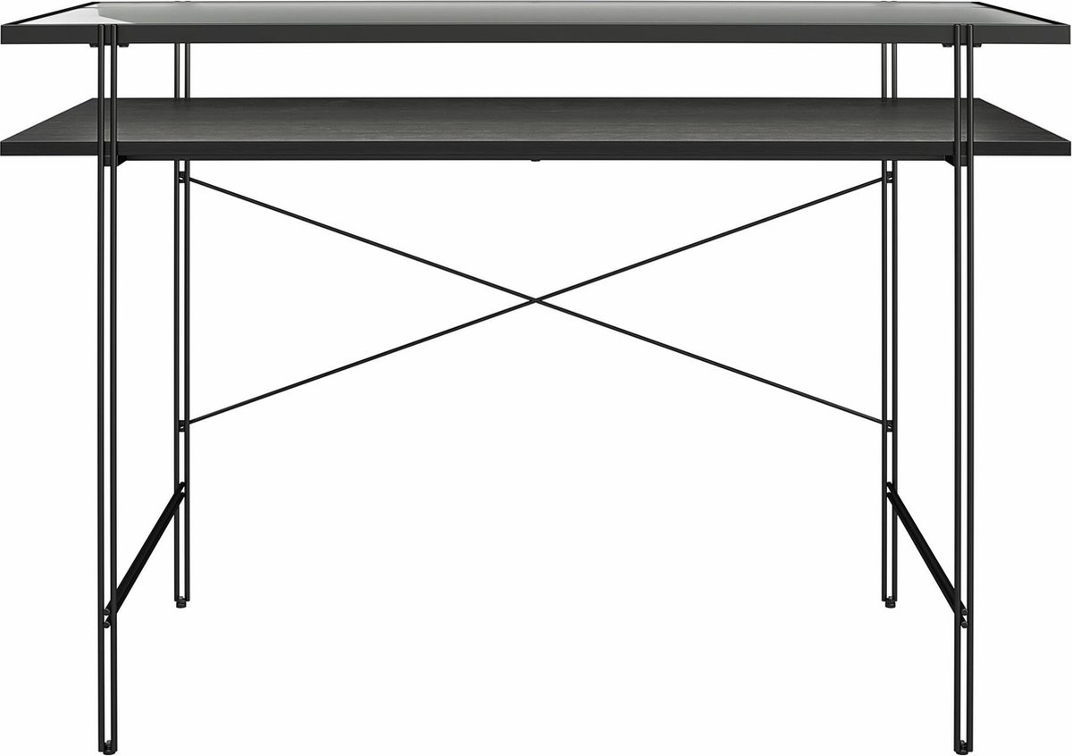 Notio Living Wainwright Bureau met Glas en Zwart Metaal